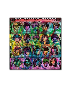 Trademark Global Dean Russo 'the Rolling Stones' Canvas Art In Multi