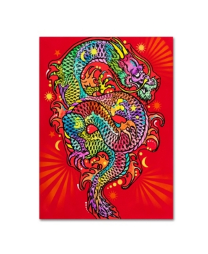 Trademark Global Dean Russo 'red Dragon' Canvas Art In Multi