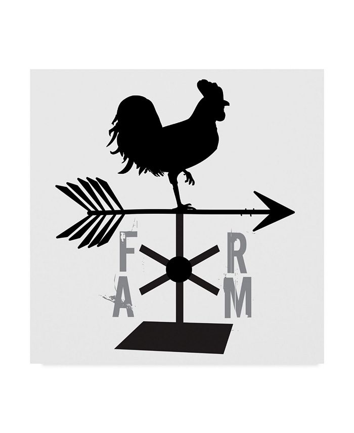 Trademark Global Erin Clark 'Weathervane' Canvas Art 24" x 24" x 2