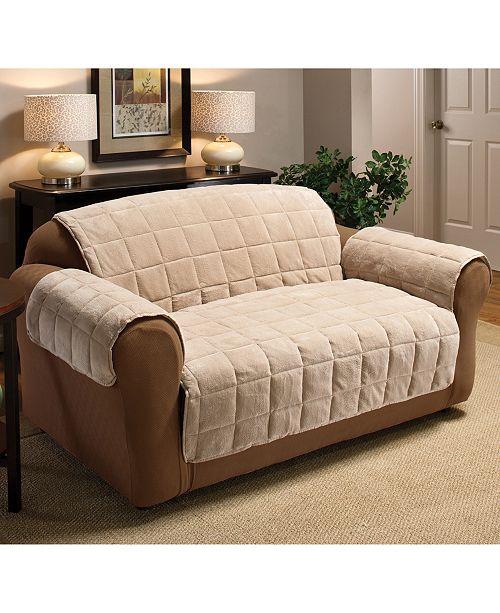 P Kaufmann Home Plush Xl Sofa Protector Reviews Slipcovers Home Decor Macy S