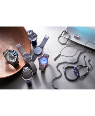 Men's Chronograph Mega Chief Gray Nylon Strap Watch 51mm  