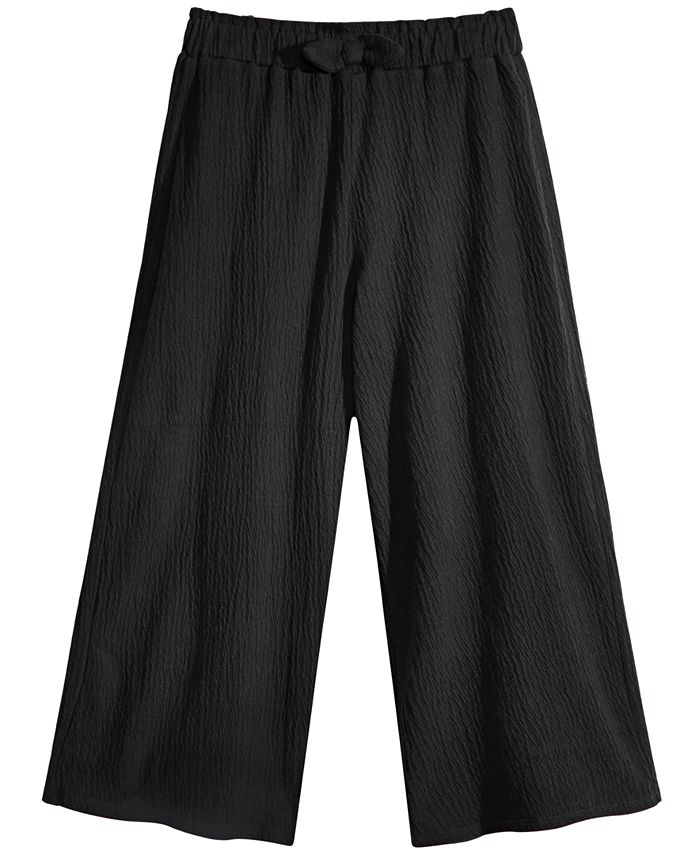 Epic Threads Big Girls Tie-Front Culottes, Created for Macy's - Macy's
