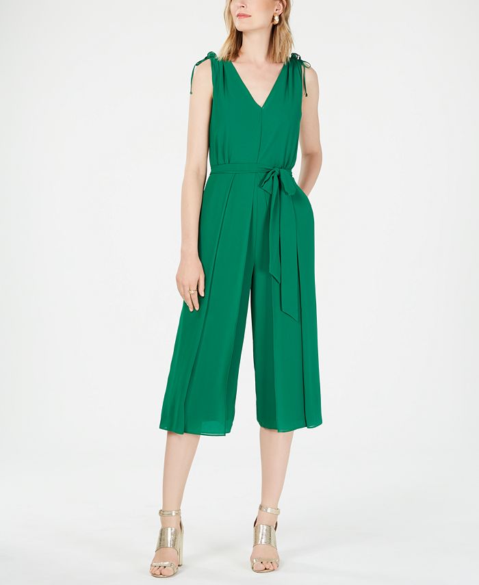 Vince camuto cutaway chiffon jumpsuit sales