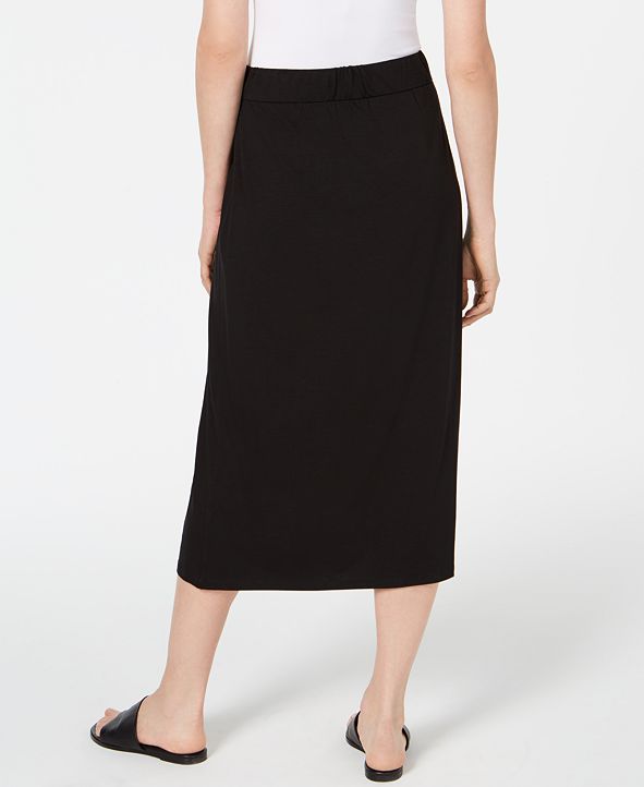 Eileen Fisher Pull-On Midi Tencel ™ Skirt, Regular & Petite & Reviews ...