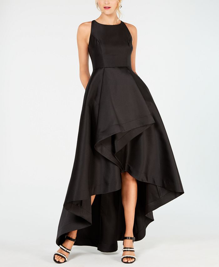 Adrianna Papell High-Low Mikado Gown & Reviews - Dresses - Women - Macy's
