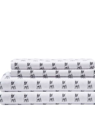 Beatrice Home Fashions Whimsical Printed Microfiber 4-Pc. Sheet Set, Queen