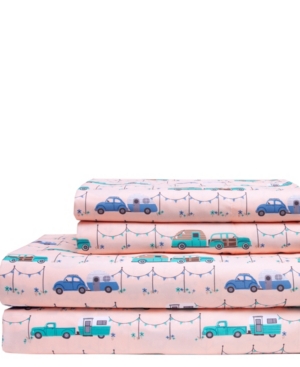 Microfiber Whimsical Queen Sheet Set Bedding