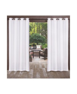 Exclusive Home Curtains Miami Textured Indoor Outdoor Grommet Top