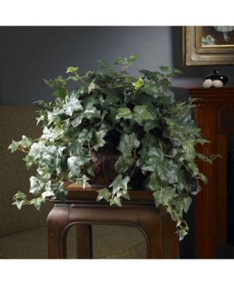 Puff Ivy w/ Vase Silk Plant
