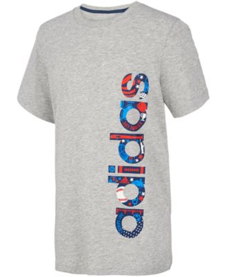 adidas - Big Boys Logo-Print T-Shirt