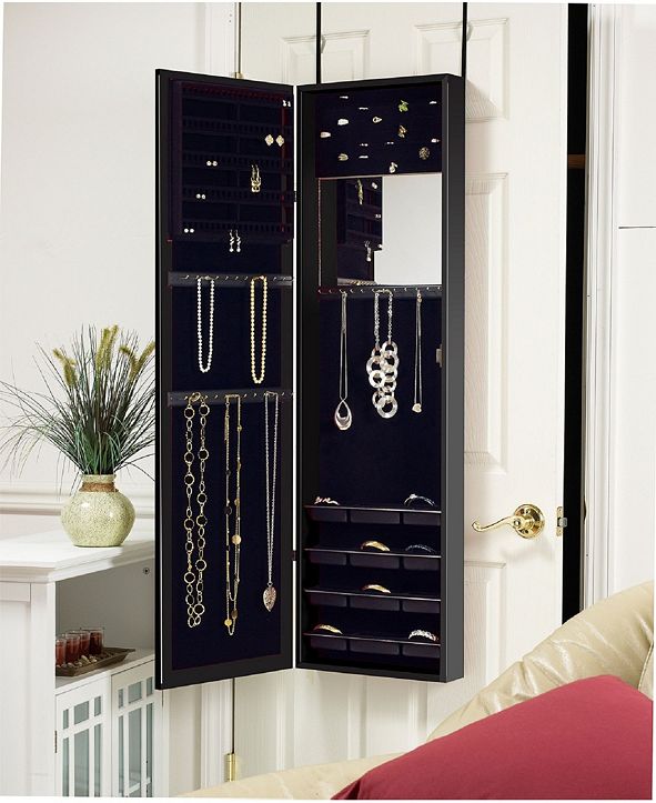 Mirrotek Plaza Astoria Over The Door Wall Mounted Jewelry