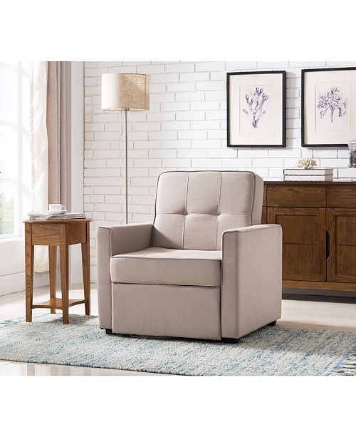 Gold Sparrow Chandler Convertible Arm Chair Bed Reviews Furniture Macy S