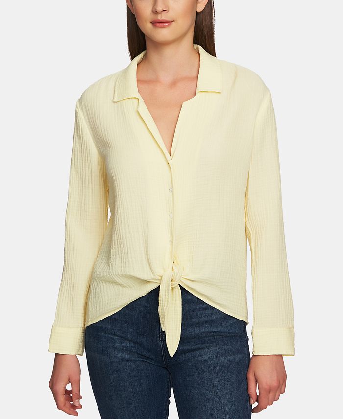 1.STATE ButtonUp TieFront Shirt Macy's
