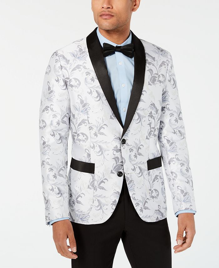 INC International Concepts INC Men s Slim Fit Floral Blazer