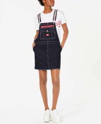 Dickies - Logo-Strap Carpenter Overalls Dress