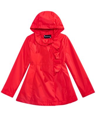 red rain jacket ladies