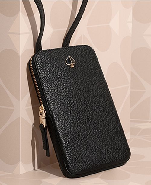 kate spade new york Polly Pebble Leather Phone Crossbody & Reviews - Handbags & Accessories - Macy&#39;s