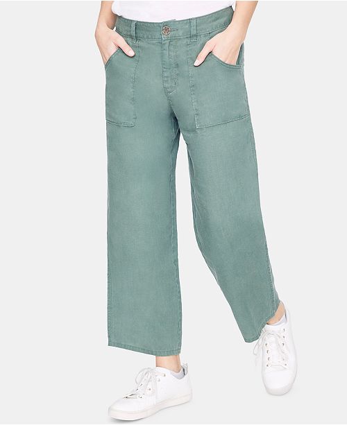 Sanctuary Traveler Wide Leg Capri Pants Reviews Pants Leggings Women Macy S