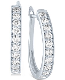 Diamond Hoop Earrings (1 ct. t.w.)