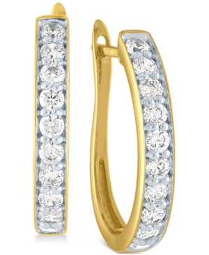image of Diamond Hoop Earrings (1 ct. t.w.)