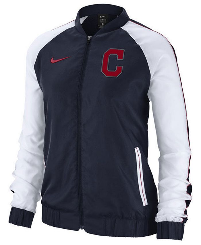 Nike Women's Cleveland Indians Varsity Track Jacket - Macy's