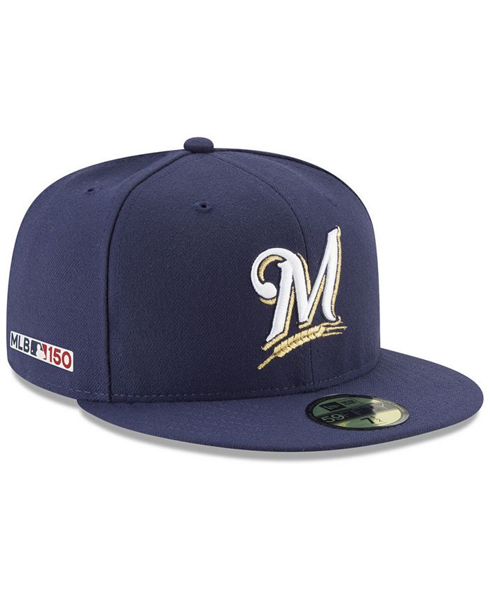 New Era Milwaukee Brewers 150th Anniversary 59FIFTY-FITTED Cap - Macy's