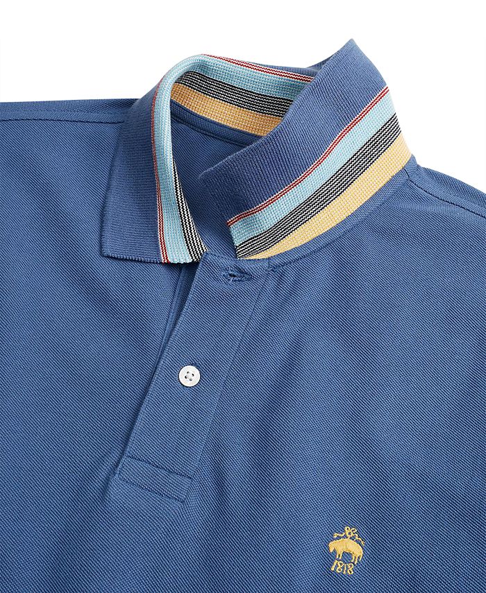 Brooks Brothers Men's Tipped Knit Polo - Macy's