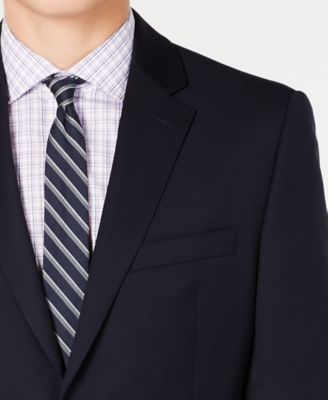 Lauren Ralph Lauren Men's Slim-Fit UltraFlex Navy Solid Suit Separates 