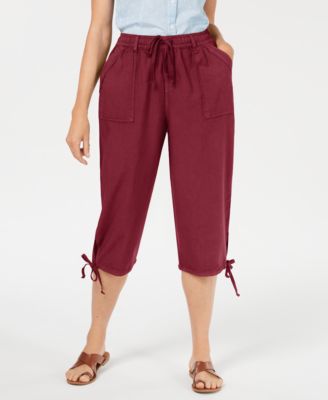 Karen Scott - Dahlia Solid Capri Pants, Created for Macy's