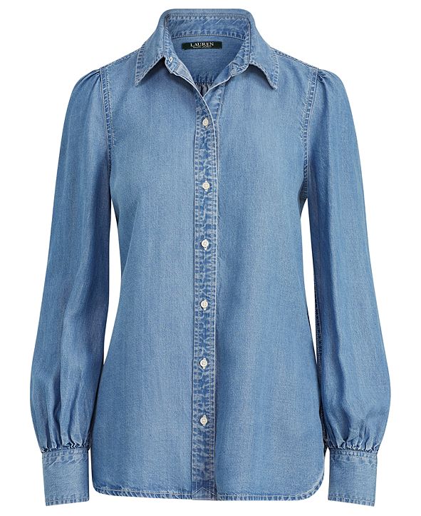 ralph lauren denim top