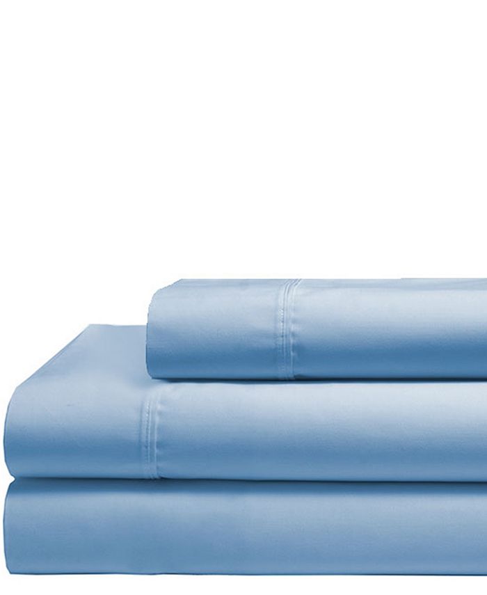 Elite Home Cotton Tencel Twin Sheet Set Macy's