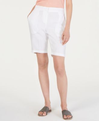 eileen fisher linen shorts