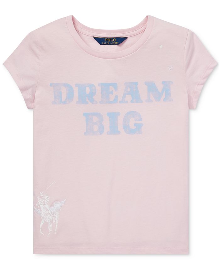 Polo Ralph Lauren Toddler Girls Cotton Jersey Graphic T-Shirt - Macy's