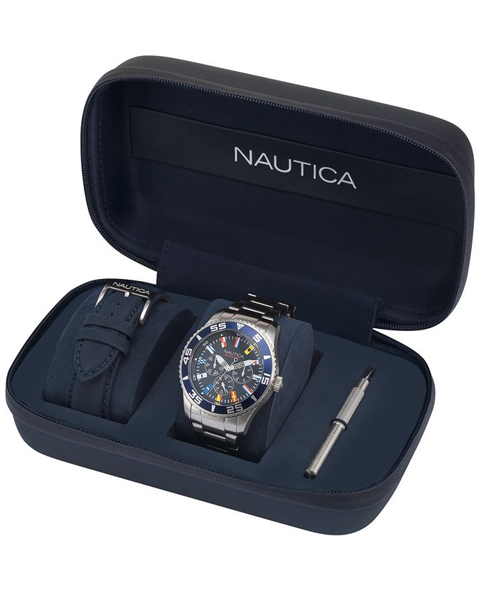 nautica stainless steel case