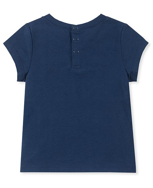 Tommy Hilfiger Baby Girls Pieced Logo Top Reviews Shirts