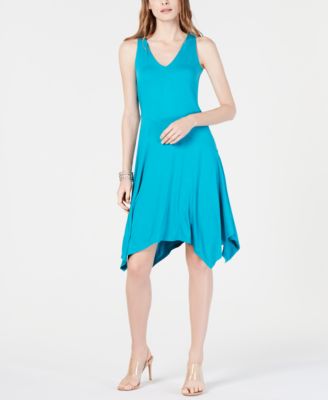 INC International Concepts - Sleeveless Asymmetrical-Hem Dress
