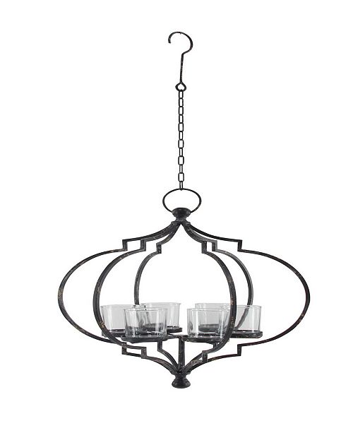 Rosemary Lane Contemporary Iron Hanging Candle Holder Reviews