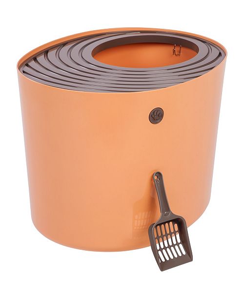 Iris Usa Top Entry Cat Litter Box Reviews Home Macy S