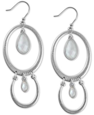 lucky brand silver earrings