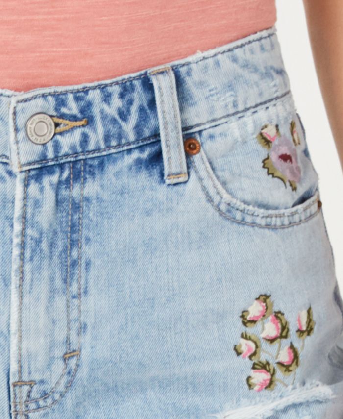 Lucky Brand Sienna Embellished Ripped Slim Boyfriend Jeans - Macy's