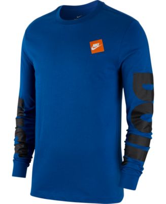 mens nike just do it long sleeve shirt