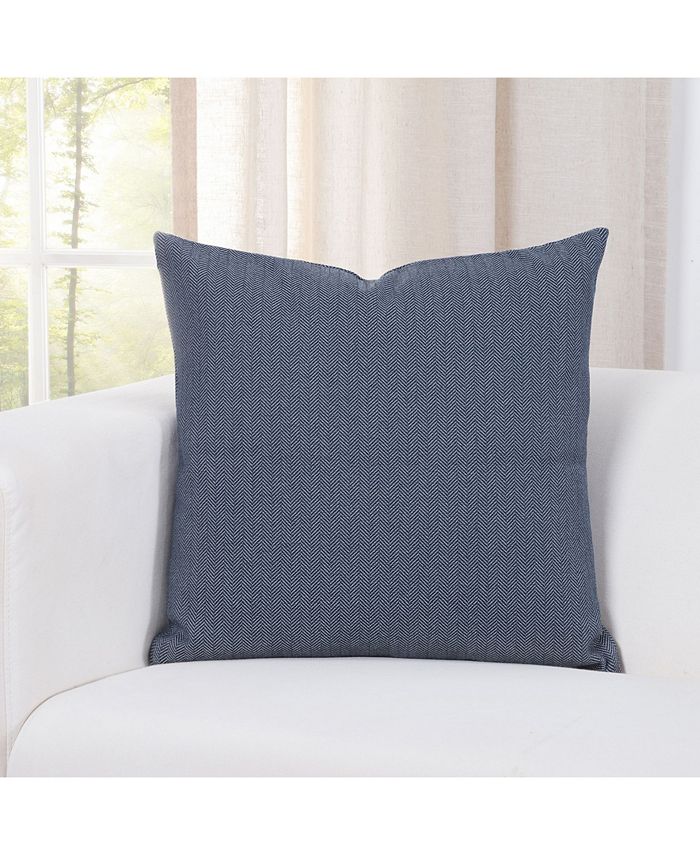 Revolution Plus Everlast Chevron Blue 26" Designer Euro Throw Pillow