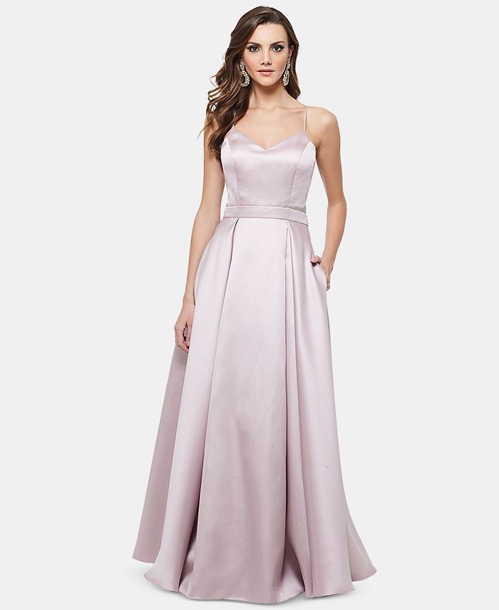 xscape satin gown