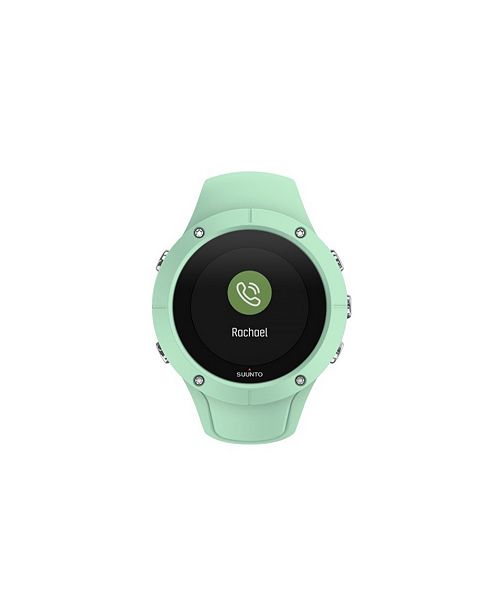 Suunto Spartan Trainer Wrist Hr Ocean Teal Silicone Band With A Digital Dial Reviews Watches Jewelry Watches Macy S