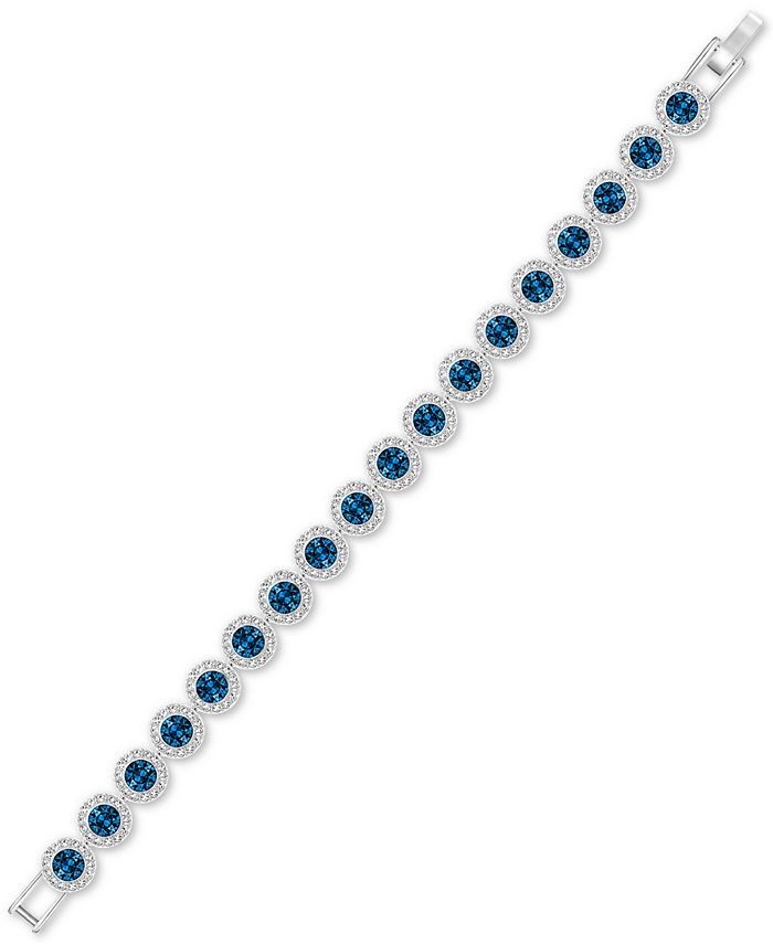 Swarovski Silver-Tone Crystal Flex Bracelet - Macy's