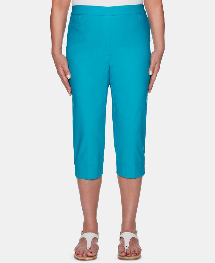 Alfred Dunner Waikiki Pull On Capris Macy s