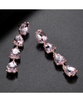 Nicole Miller Four Teardrop Stone Earring