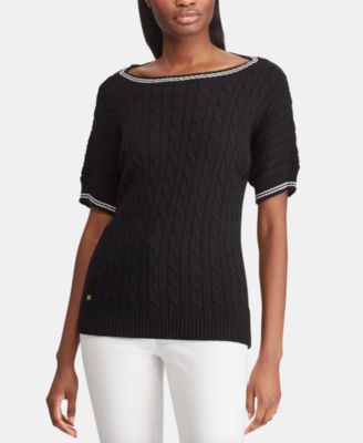 Lauren Ralph Lauren - Cable-Knit Cotton Sweater