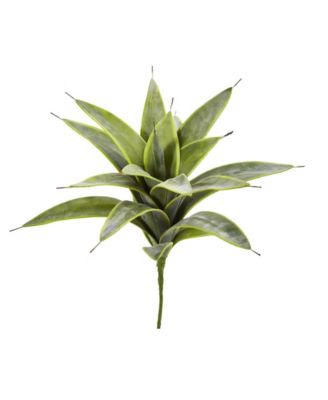 Nearly Natural - 20” Sansevieria Pick Artificial Plant (Set of 2)