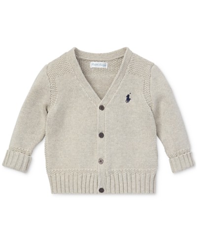 Polo Ralph Lauren Ralph Lauren Baby Boys Combed Cotton V-Neck Cardigan &  Reviews - Sweaters - Kids - Macy's